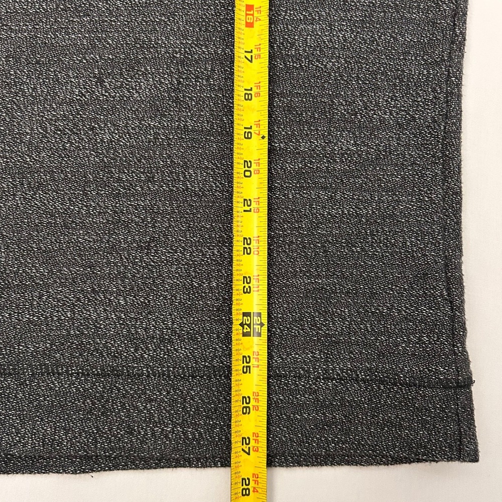 Marine Layer Mens L Charcoal Gray Speckled Henley Pullover 1/4 Button Sweatshirt - Picture 8 of 8